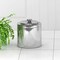Stainless Steel Vanity Jar | Stylish Storage for Cotton Swabs,Sponges & Bath Salts | Decorative Canister for Bathroom,Bedroom | Chrome Finish